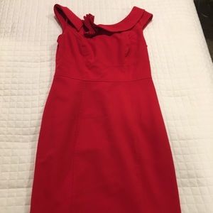 Red Calvin Klein Casual Dress
